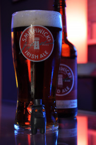 Smithwick's 50cl bottle in pint glass glass