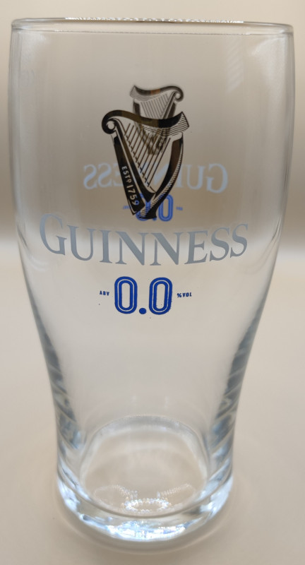 Guinness 0.0 glass
