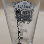 Rascal's half pint glass glass