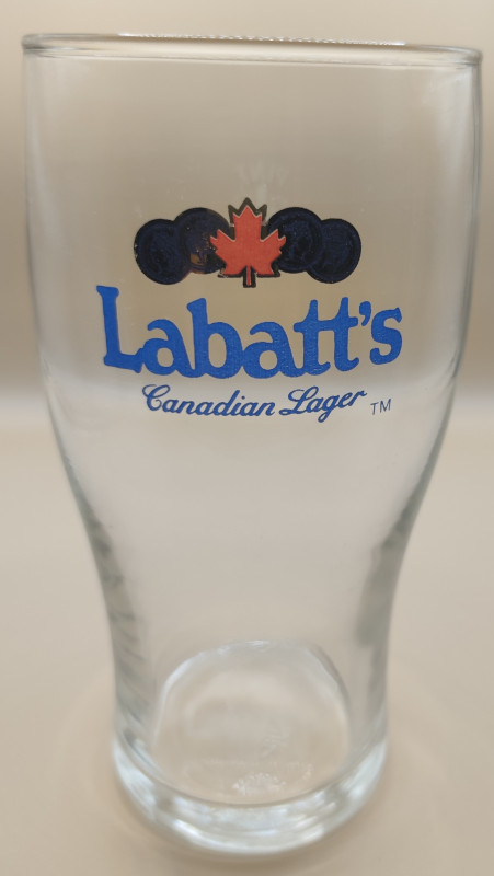Labatt's Canadian Lager glass