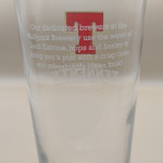 Tennent's 2012 pint glass glass