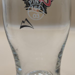 Coors 2003 pint glass glass