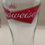 Budweiser 2011 pint glass glass