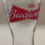 Budweiser 2011 pint glass glass