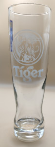 Tiger Half Pint glass
