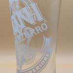 Peroni 2013 pint glass glass