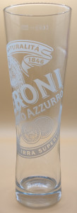 Peroni 2013 pint glass glass