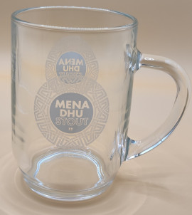 Mena Dhu Stout Tankard pint glass