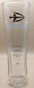 Strongbow 2015 pint glass glass
