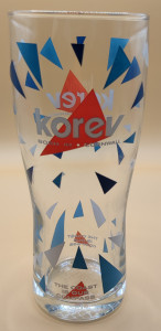 Korev Lager 2022 pint glass glass