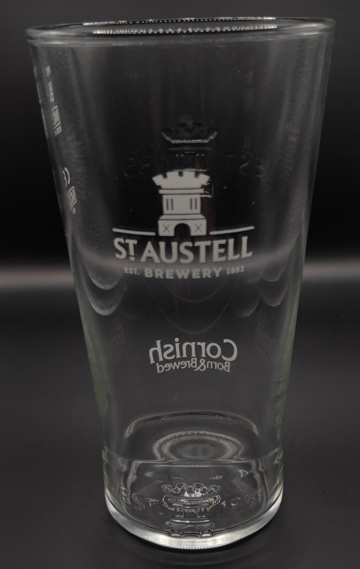 St Austell 2022 pint glass glass