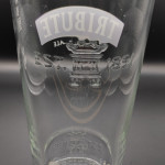 Tribute Cornish Pale Ale purple pint glass glass