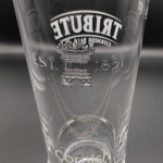 Tribute Cornish Pale Ale white pint glass glass