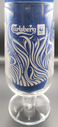 Carlsberg WWF limited edition pint glass