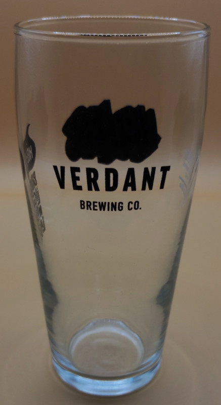 Verdant Helles pint glass glass
