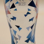 Korev half pint glass glass