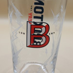 Brixton 2020 conical pint glass glass