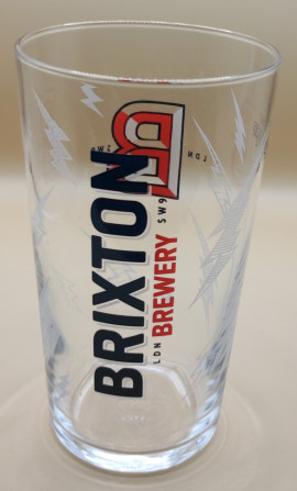 Brixton 2020 conical pint glass