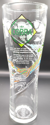 Cobra 2022 twist pint glass