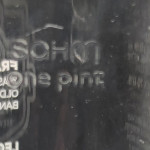 Franciscan Well 2019 tankard pint glass glass