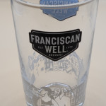Franciscan Well 2022 half pint conical glass glass