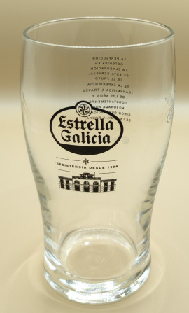 Estrella Galicia 20cl Xacobeo 2021 pint glass