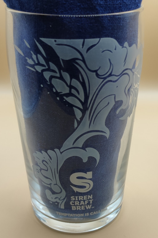 Siren 2015 pint glass glass