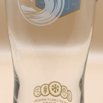Rockshore Light 2022 pint glass glass
