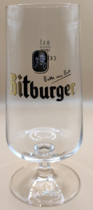Bitburger 2022 50cl glass glass