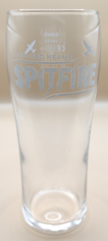 Shepherd Neame Spitfire glass