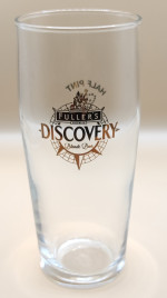Fuller's Discover half pint glass