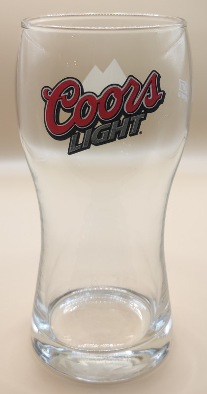 Coor Light 2011 pint glass glass