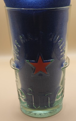 Heineken Silver Pint glass