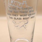 Trouble Brewing 2018 pint glass glass