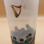 Guinness Ireland Rugby plastic pint cup glass