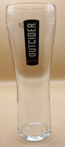 Bulmers Outcider 2017 pint glass glass