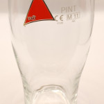 Bass 2011 pint glass glass