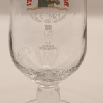 Birra Moretti 2021 half pint glass glass