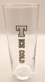 Tennent's Ice Cold pint glass glass