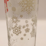 Tennent's Christmas 2018 snowflakes pint glass glass