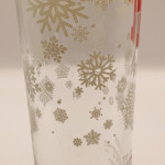 Tennent's Christmas 2018 snowflakes pint glass glass