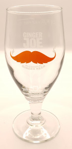 Ginger Joe half pint glass glass