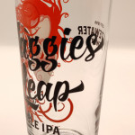 Maggie's Leap 2017 pint glass glass