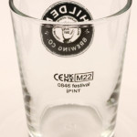 Hilden third of a pint glass glass