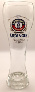 Erdinger 50cl beer glass glass