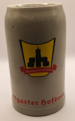 Stuttgarter Hofbrau 100cl ceramic mug glass