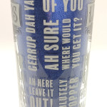 Five Lamps 2019 pint glass glass