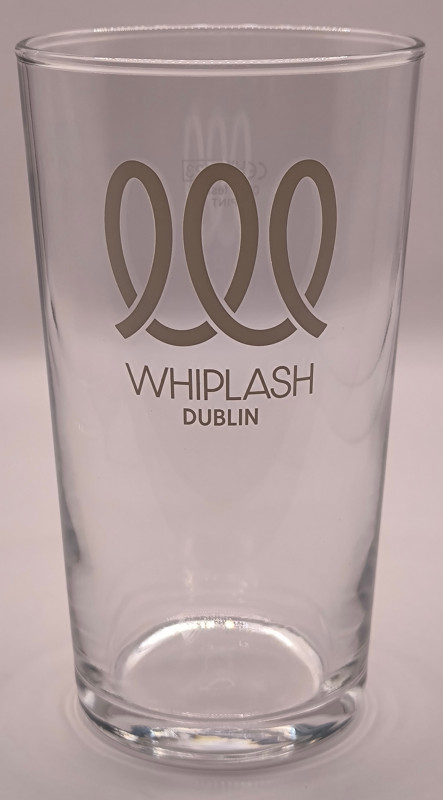 Whiplash 2023 pint glass glass