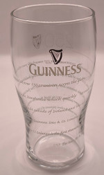 Guinness 250 50cl glass glass