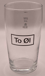 To Øl 2022 pint glass glass